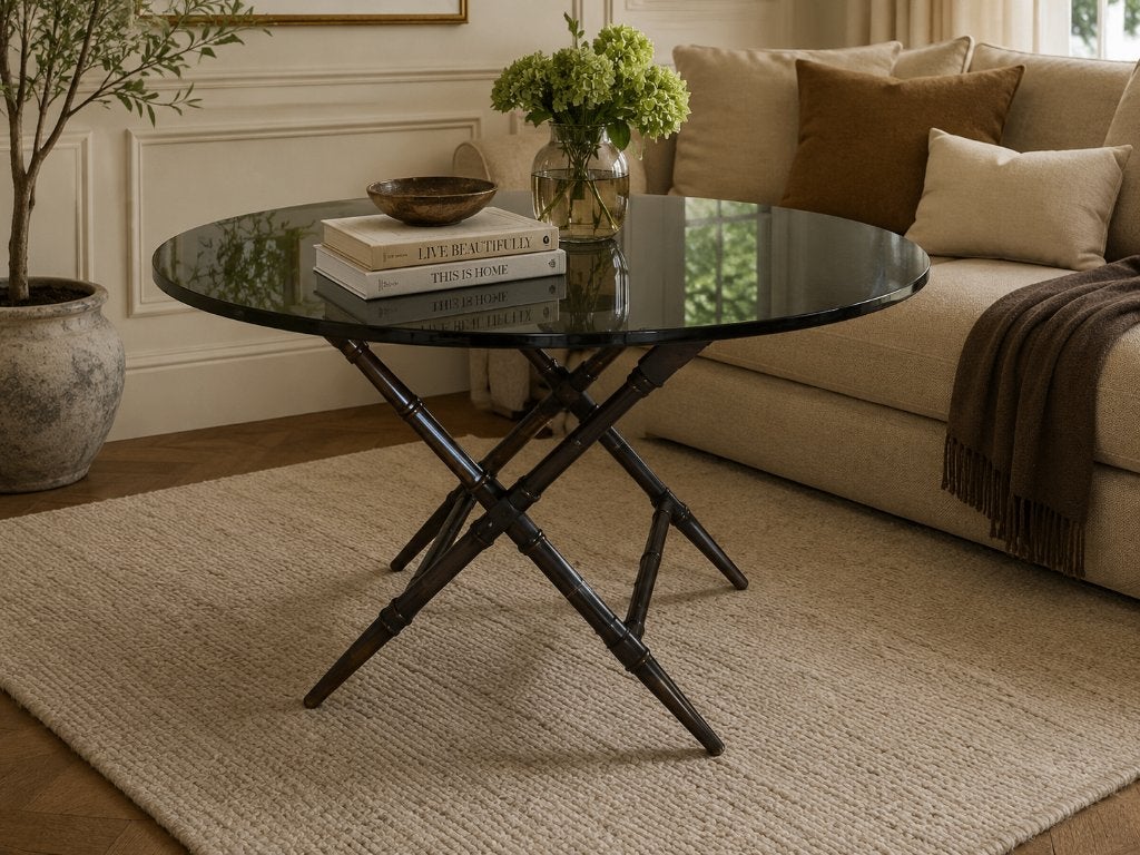 Coach table, inklapbaar, bijzettafel, tuintafel, 50 – 75, Gebruikt, 50 tot 100 cm, Rond