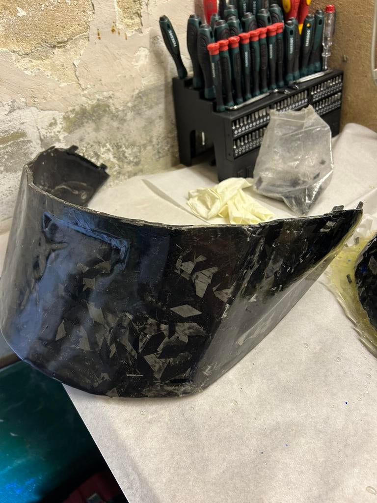 Forged carbon bougiekap piaggio zip, Ophalen of Verzenden, Nieuw, Bumper