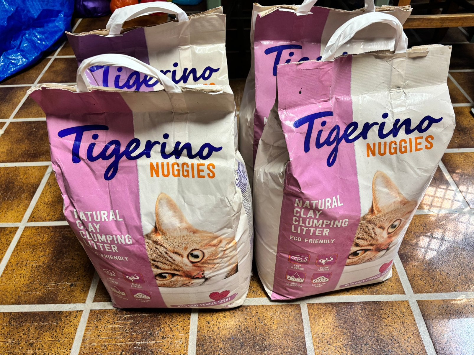 Kattenbak korrels - Tigerino Nuggies (4x), Ophalen, Nieuw, Gesloten