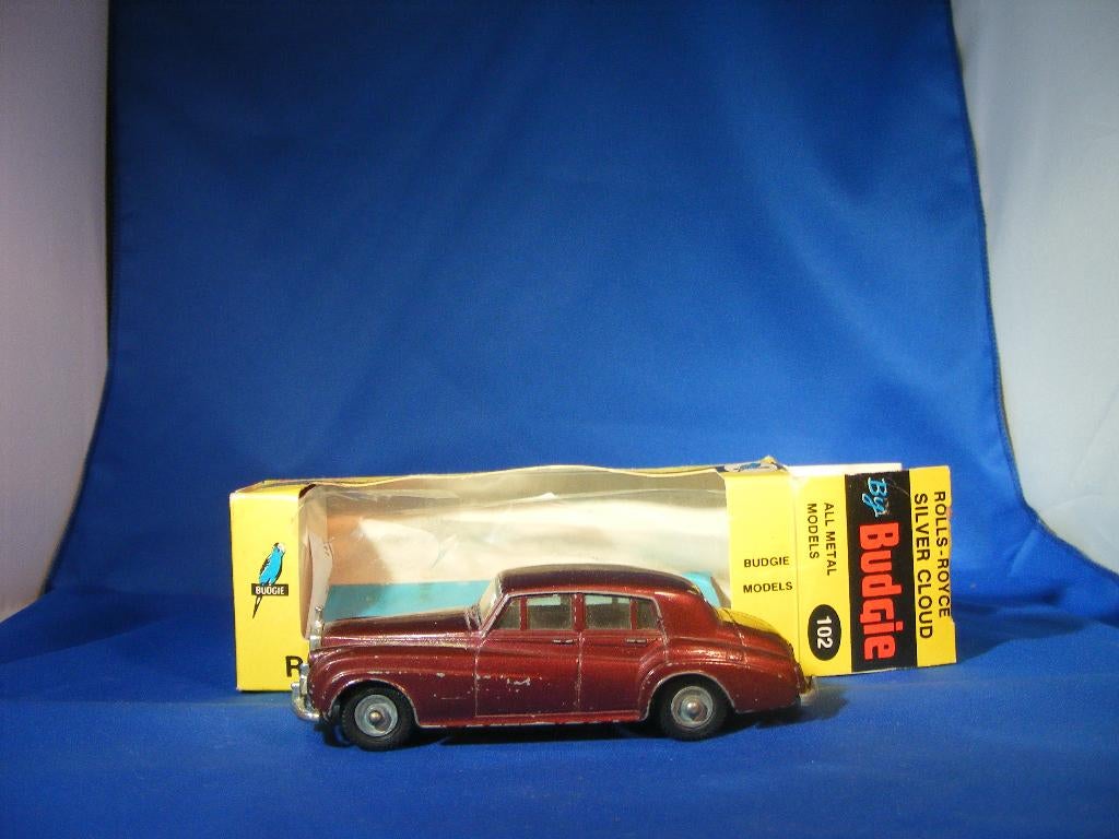 Rolls royce silver cloud 1955-1959, budgie models 102, 1/43, Ophalen of Verzenden, Gebruikt, Auto, Overige merken