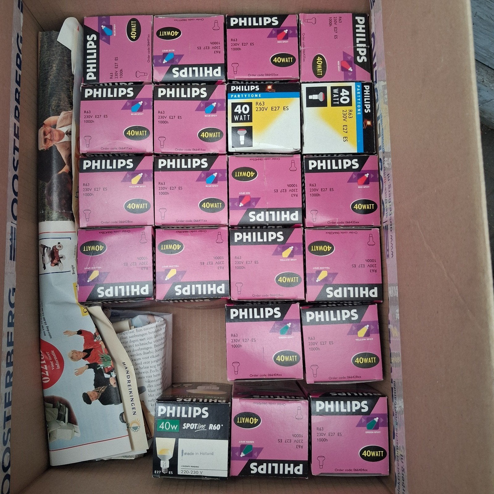Diverse nostalgische gloeilampen, E14 fitting, veel kleuren, 30 tot 60 watt, Gloeilamp, E14 (klein), Nieuw