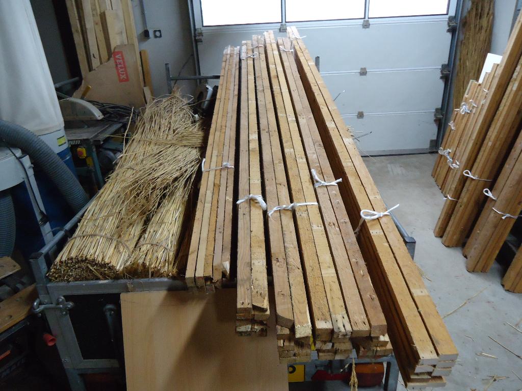 panlatten, vullatten., Ophalen, Minder dan 25 mm, Zo goed als nieuw, Pallet