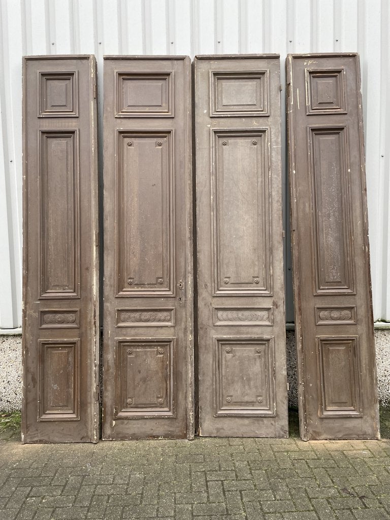 Prachtig antiek eiken 4-luik uit frans kasteel, La belle porte, Jurgen.hoogenboezem@gmail.com, Binnendeur, Zo goed als nieuw