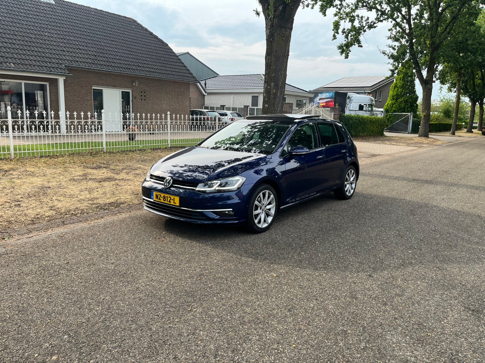 Volkswagen Golf 1.0 TSI 7-DSG Panorama, Virtual, Bomvol 2017, Zwart, Blauw, Adaptive Cruise Control, Origineel Nederlands