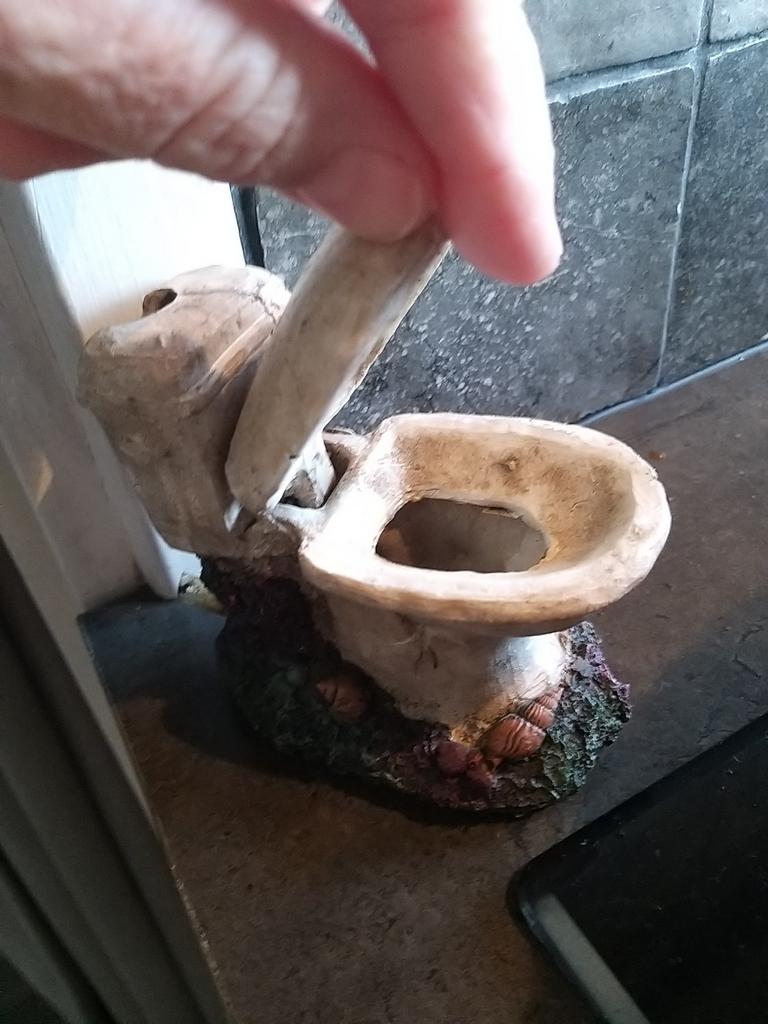 Wc pot aquarium, Ophalen, Overige materialen