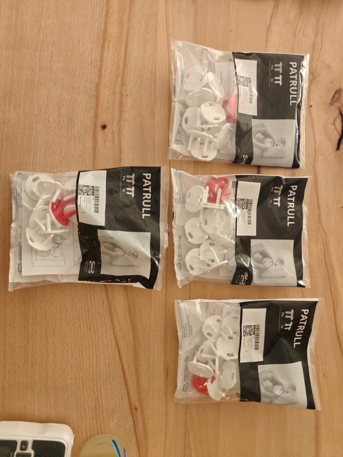 Ikea Patrull stopcontact beschermers (3x nieuw, 1x geopend), Ophalen of Verzenden