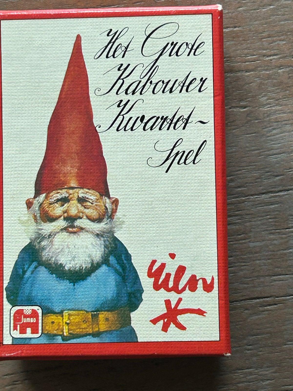 Het Grote Kabouter Kwartetspel - Vintage Jumbo, Drie of vier spelers, Ophalen of Verzenden, Gebruikt