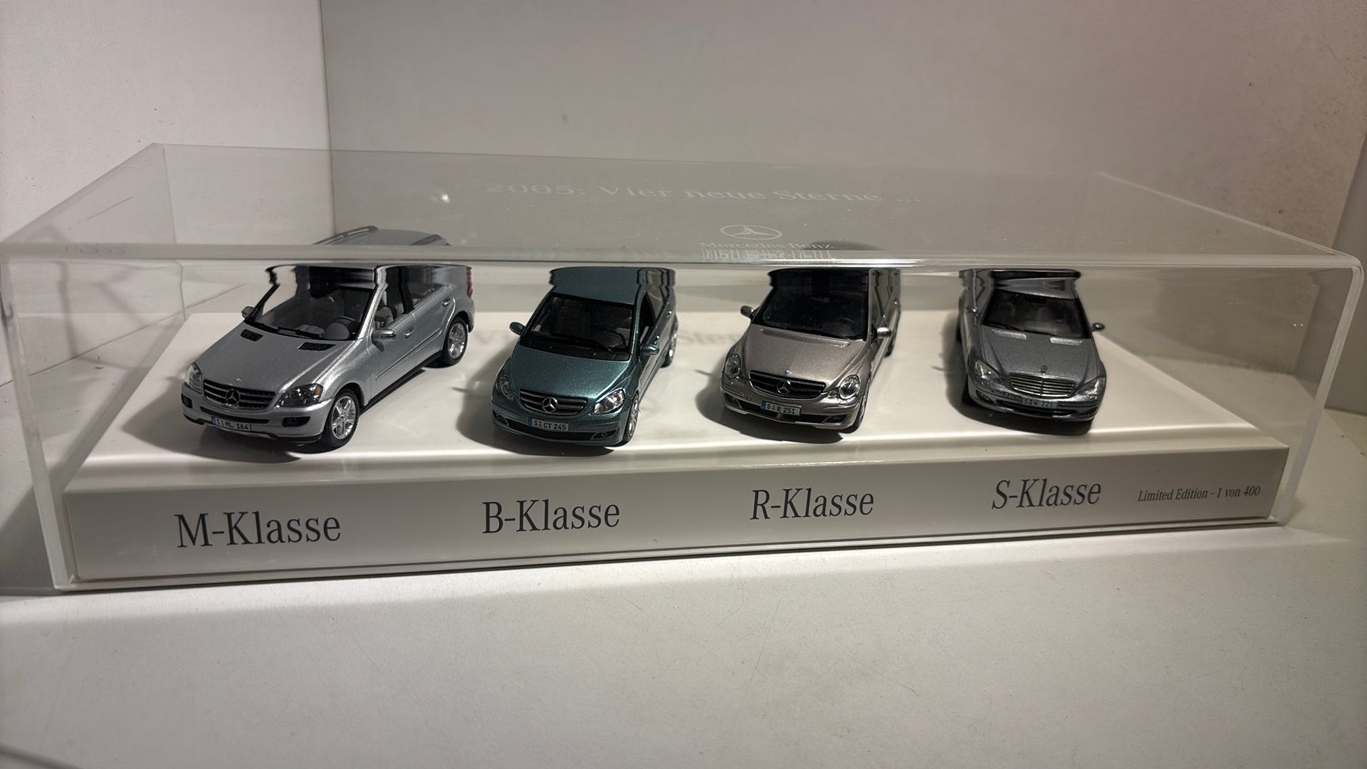Presseset mercedes-benz vier neus starne 2005 minichamps, Hobby en Vrije tijd, Auto, Ophalen of Verzenden, MiniChamps, A