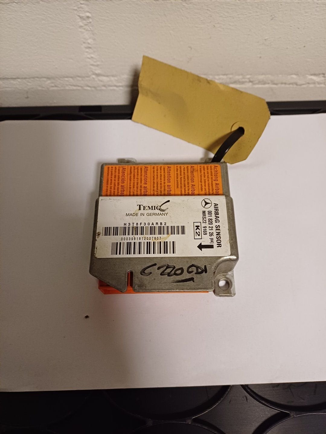 Mercedes-Benz W202 W210 Airbag Sensor Module 0018202126, Gebruikt, -, Ophalen of Verzenden, -