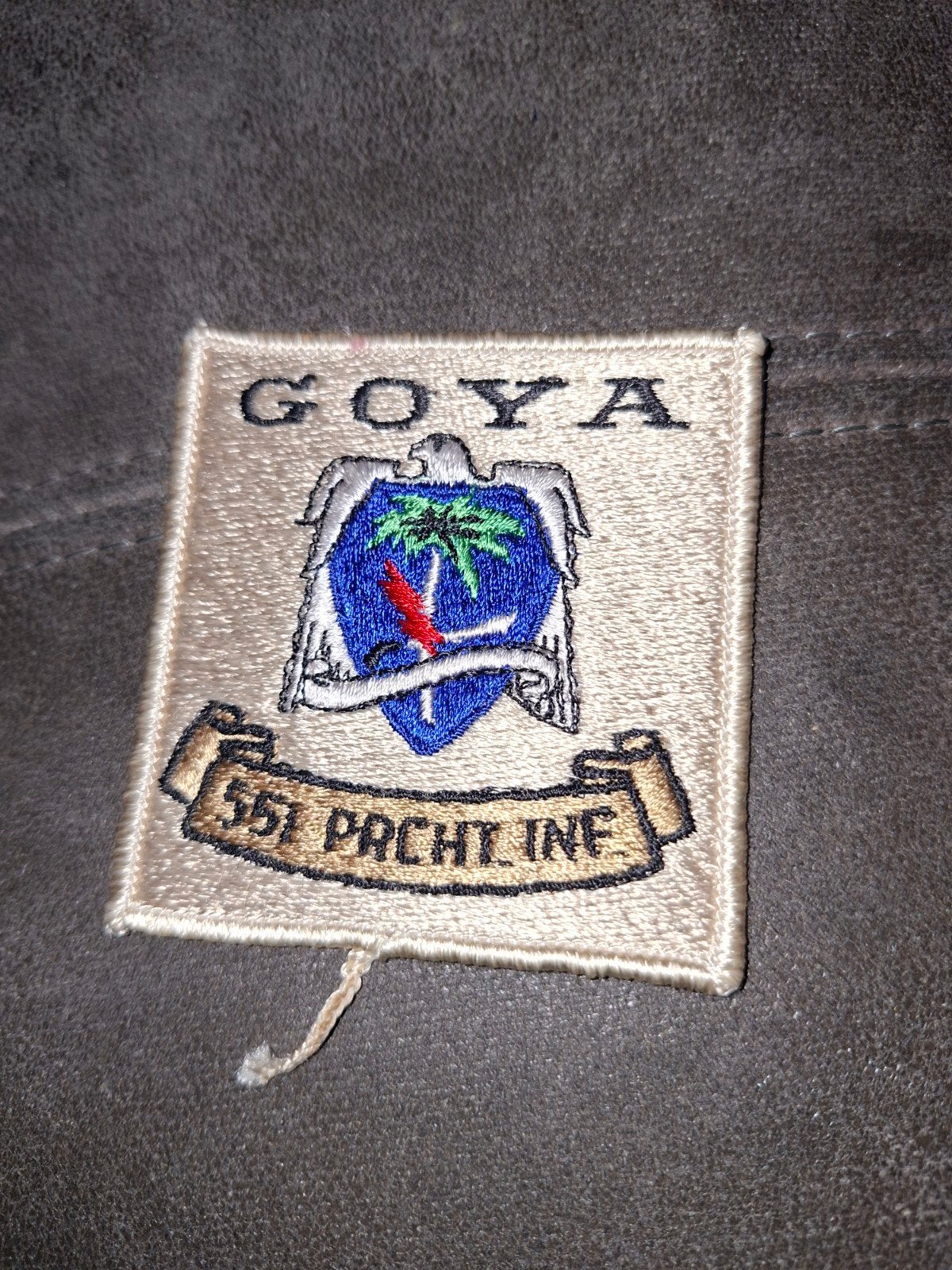 Goya 557 PRCHT INF Embleem/Badge (Reproductie na 1970), Ophalen of Verzenden