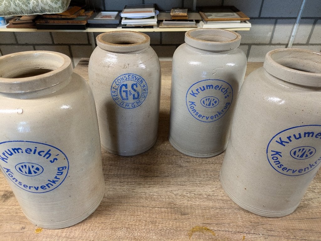 Steengoed kruik "Conservenkrug", 5 liter, Antiek en Kunst, Ophalen of Verzenden