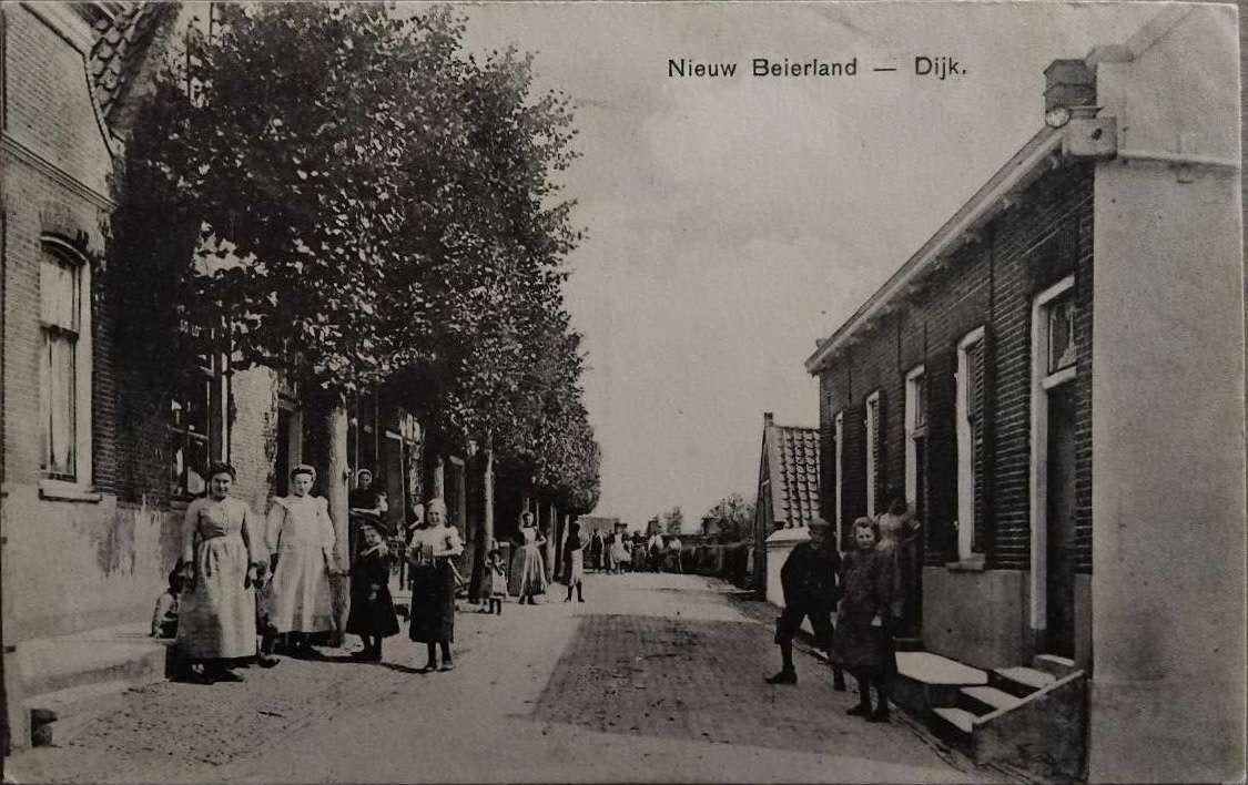Nieuw-Beijerland – Dijk (ca. 1900-1918), Ophalen of Verzenden, Voor 1920, Gelopen, Zuid-Holland