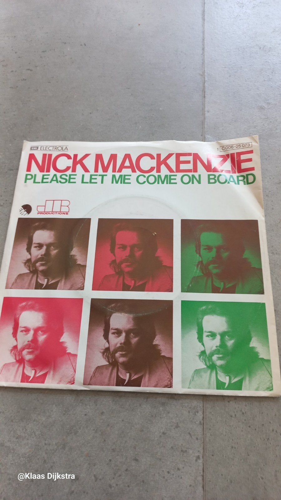 Nick MacKenzie - Please Let Me Come On Board, Ophalen of Verzenden, Gebruikt, 7 inch