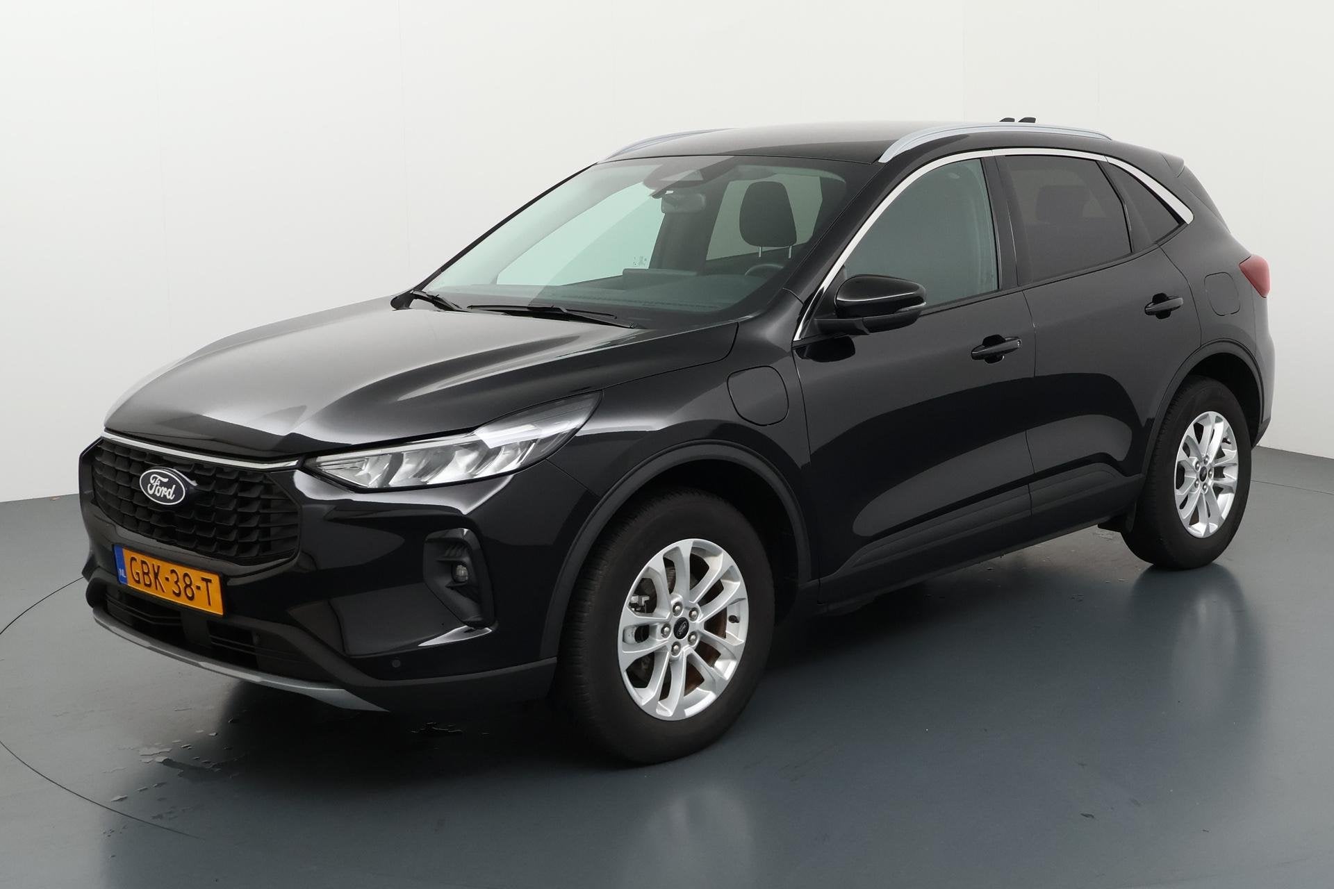 Ford Kuga 2.5 PHEV Titanium Krachtig plug-in comfort met een, Auto's, Gebruikt, Euro 6, Zwart, Bedrijf