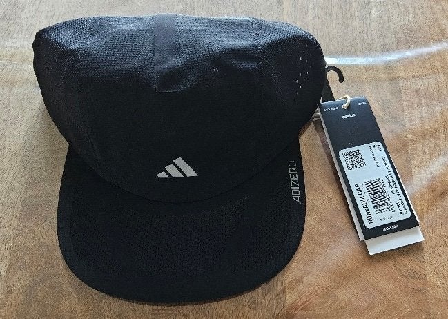 Adidas Adizero hardloop cap - nieuw met kaartjes, Verzenden, Nieuw, One size fits all, Pet