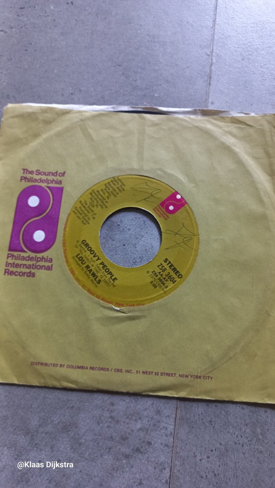 Lou Rawls - Groovy People, Cd's en Dvd's, Vinyl Singles, Ophalen of Verzenden, Gebruikt, 7 inch, R&B en Soul