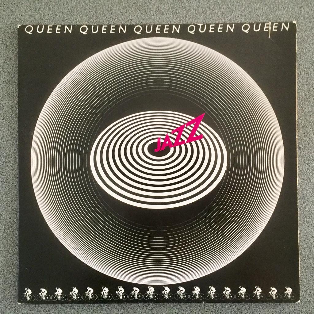 Queen ‎Jazz US LP 12", Cd's en Dvd's, Vinyl | Rock, Gebruikt, Beschermende buitenhoes, Fotohoes, Originele persing, Poprock, 1970 - 1979