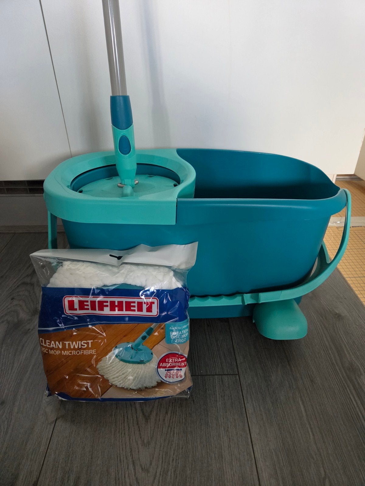 Leifheit Clean Twist Disc dweil, Ophalen