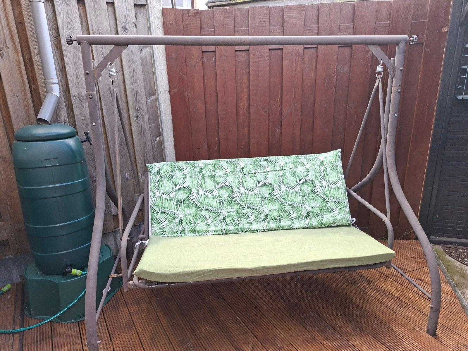 Schommelstoel, Tuin en Terras, Tuinbanken, Ophalen of Verzenden, Gebruikt, Hout