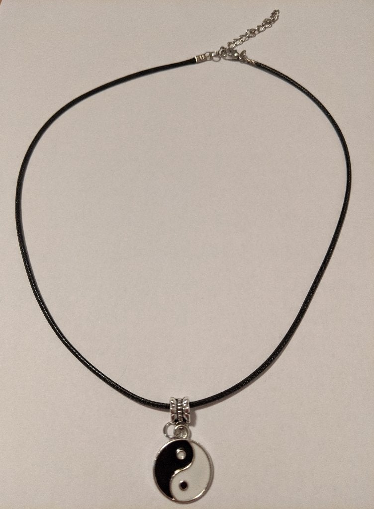Ketting met YinYang hanger - in de SALE, Verzenden, Info@masterpiecenlp.nl, Masterpiece NLP, Zilver