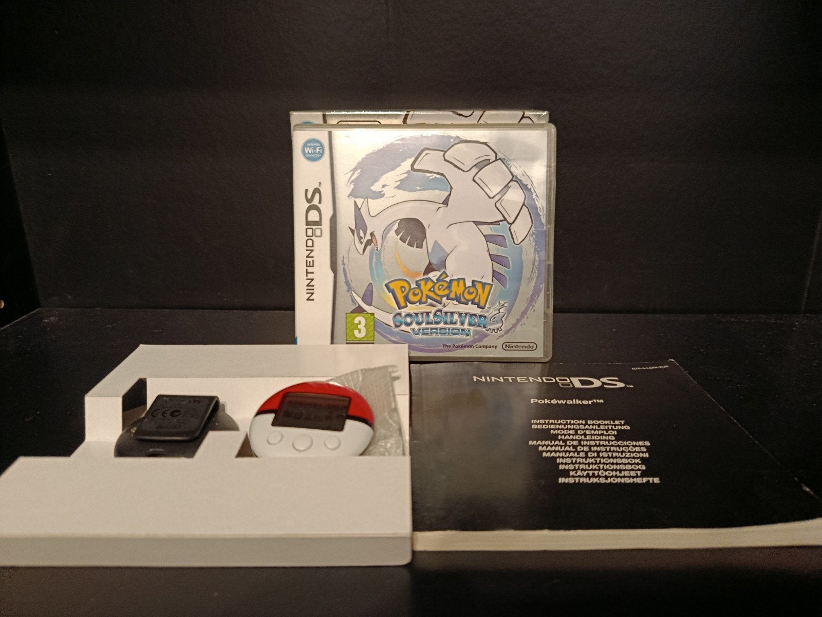 Pokemon Soulsilver CIB Big Box + Pokewalker, Spelcomputers en Games, Ophalen, 1 speler, Zo goed als nieuw, Role Playing Game (Rpg)