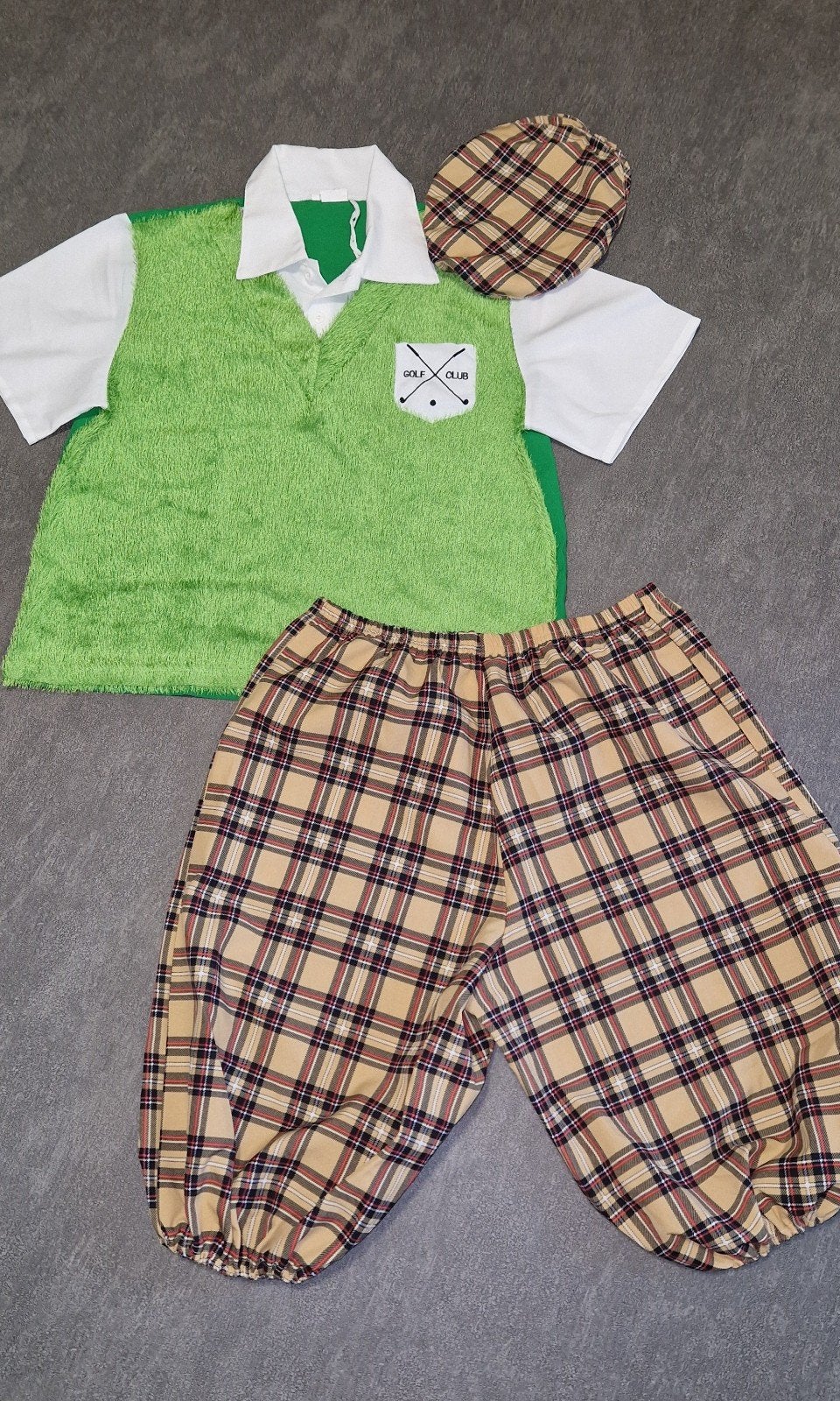 Golf Club Verkleedpak maat 60 - XXL heren, Kleding | Heren, Carnavalskleding en Feestkleding, Ophalen of Verzenden, Zo goed als nieuw