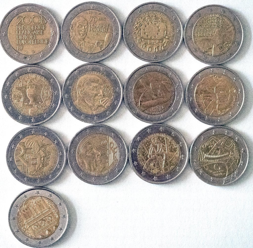 Speciale 2-euro herdenkingsmunten Frankrijk, Postzegels en Munten, Munten | Europa | Euromunten, Verzenden, Frankrijk, 2 euro
