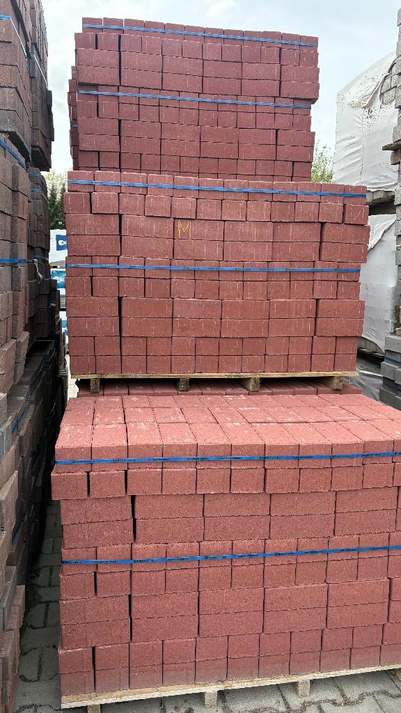 BKK Rood 8 cm 98 m2, Tuin en Terras, Klinkers, Nieuw, Ophalen of Verzenden, 10 m² of meer