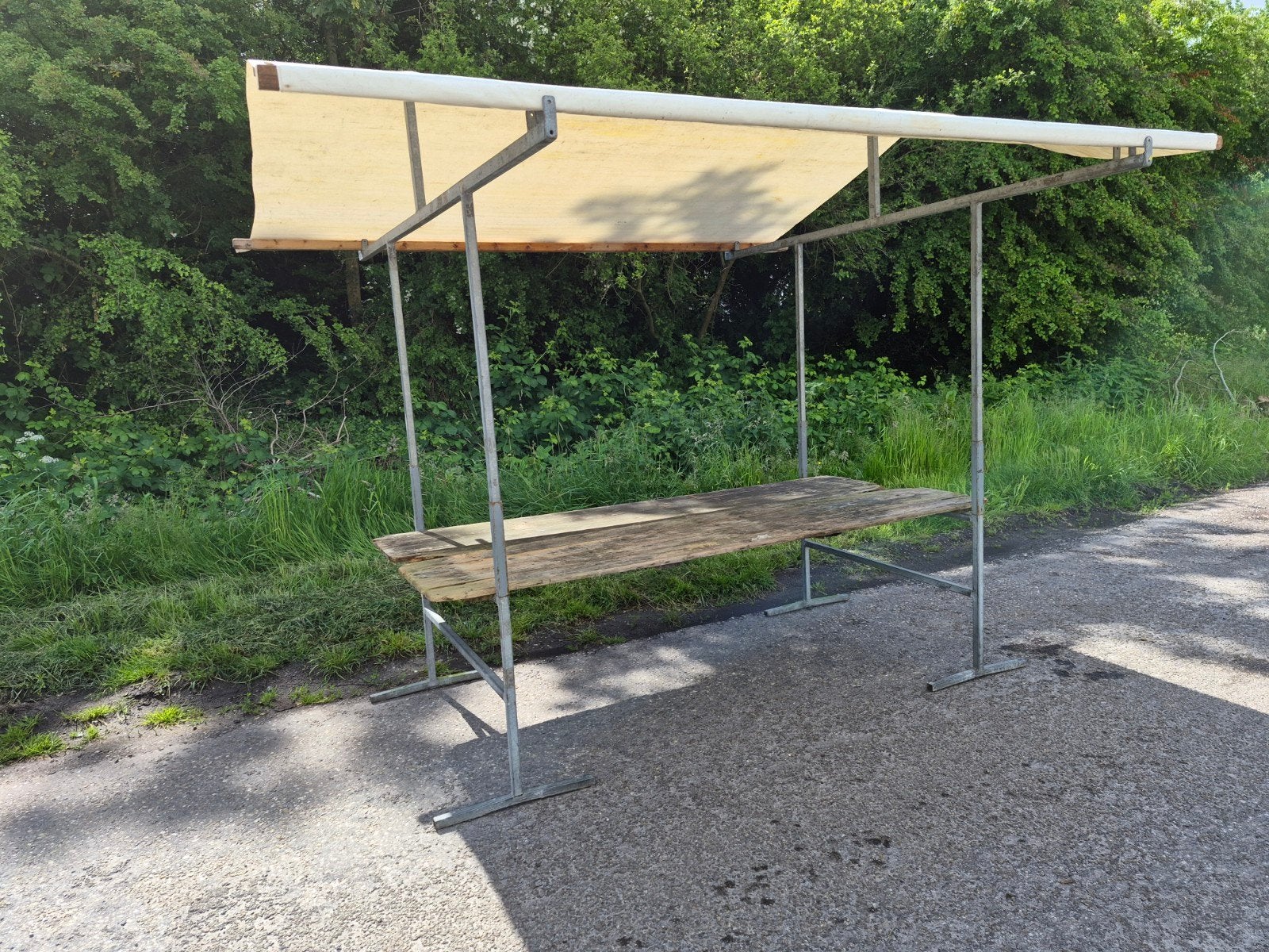 Marktkraam met tafel en afdak - Ideaal voor evenementen, Ophalen, Gebruikt, Overige typen, Minder dan 4 meter