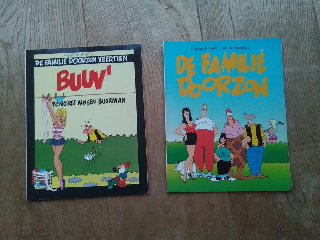 Twee stripboeken van: De familie Doorzon. Gerrit de Jager., Gerrit de Jager, Ophalen of Verzenden, Zo goed als nieuw, Meerdere stripboeken