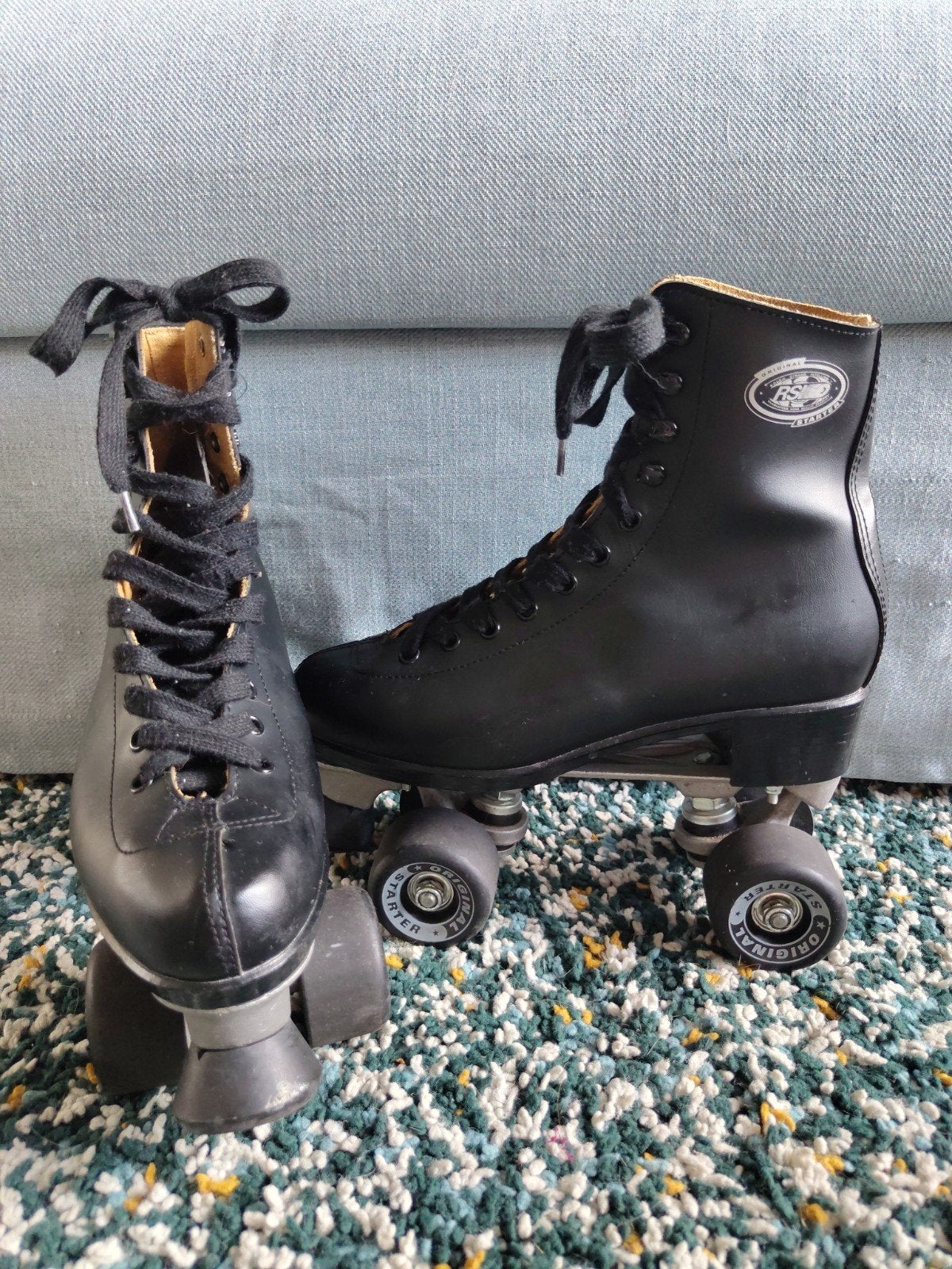 Zwarte rolschaatsen RSI maat 40, Sport en Fitness, Overige merken, Overige typen, Ophalen of Verzenden, Zo goed als nieuw