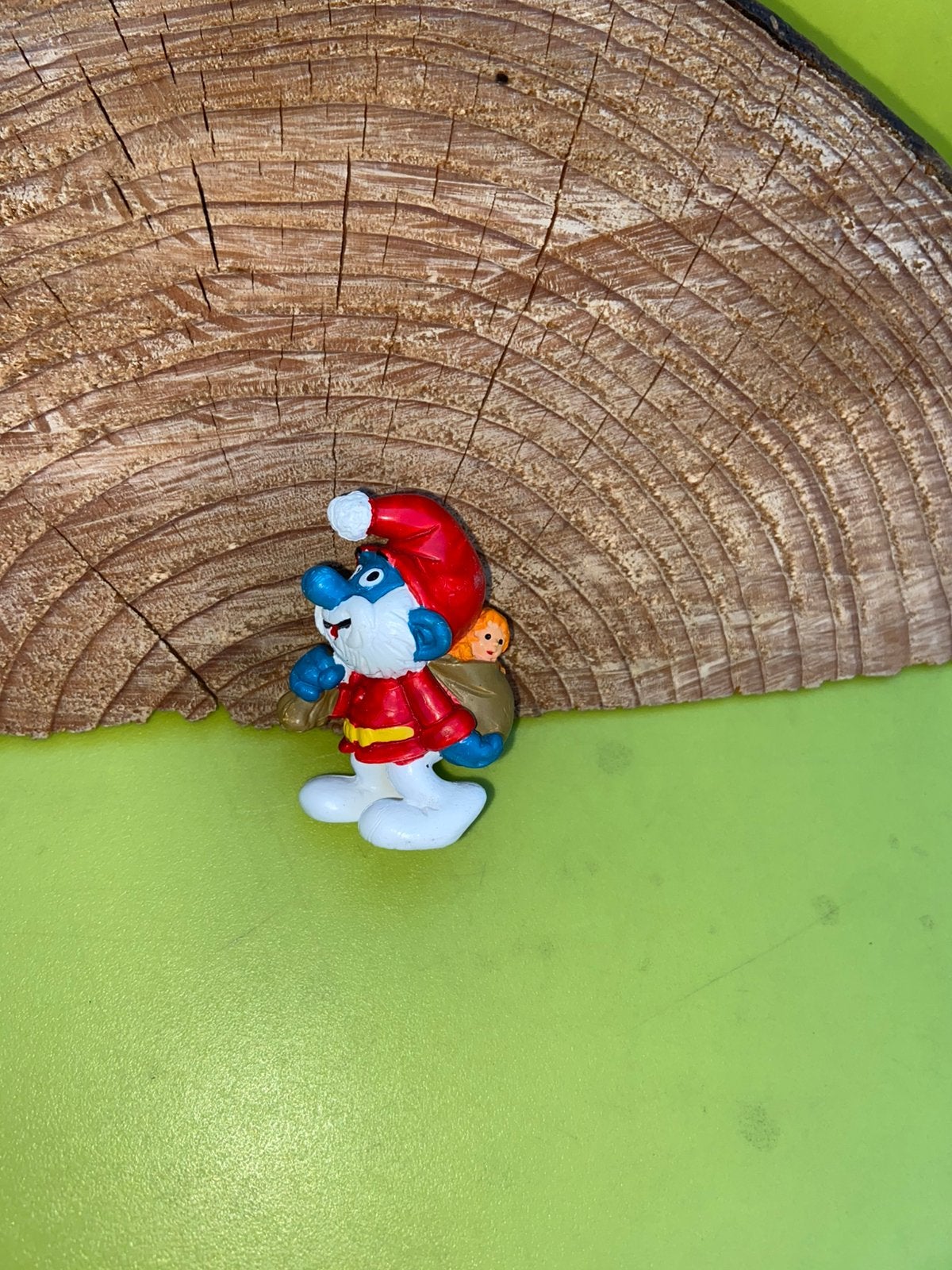 Smurfen kerst grote smurf, Verzamelen, Smurfen, Ophalen of Verzenden, Zo goed als nieuw