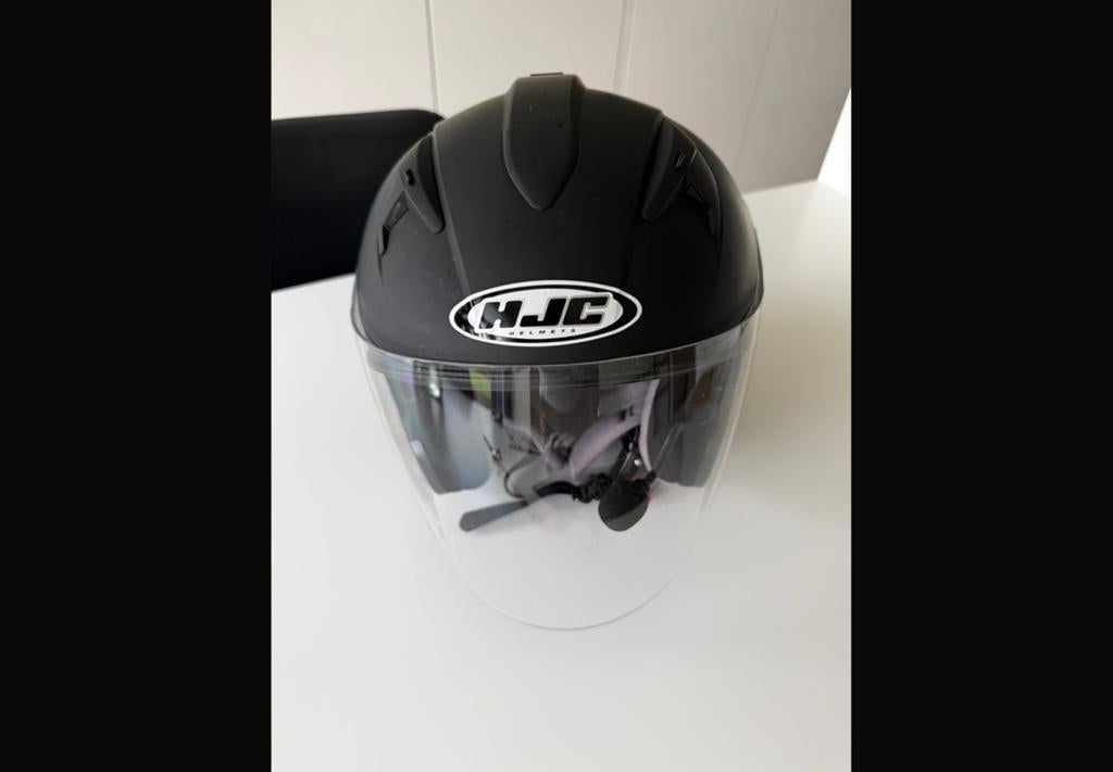 HJC MOTERHELM DAMES mt 58 nooit gedragen met microfoon, Ophalen of Verzenden, Integraalhelm, Dames, HJC