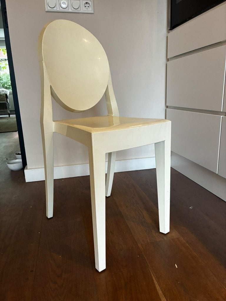 Originele Kartell Victoria Ghost – Philippe Starck – wit, Ophalen, Kunststof, Gebruikt, Wit