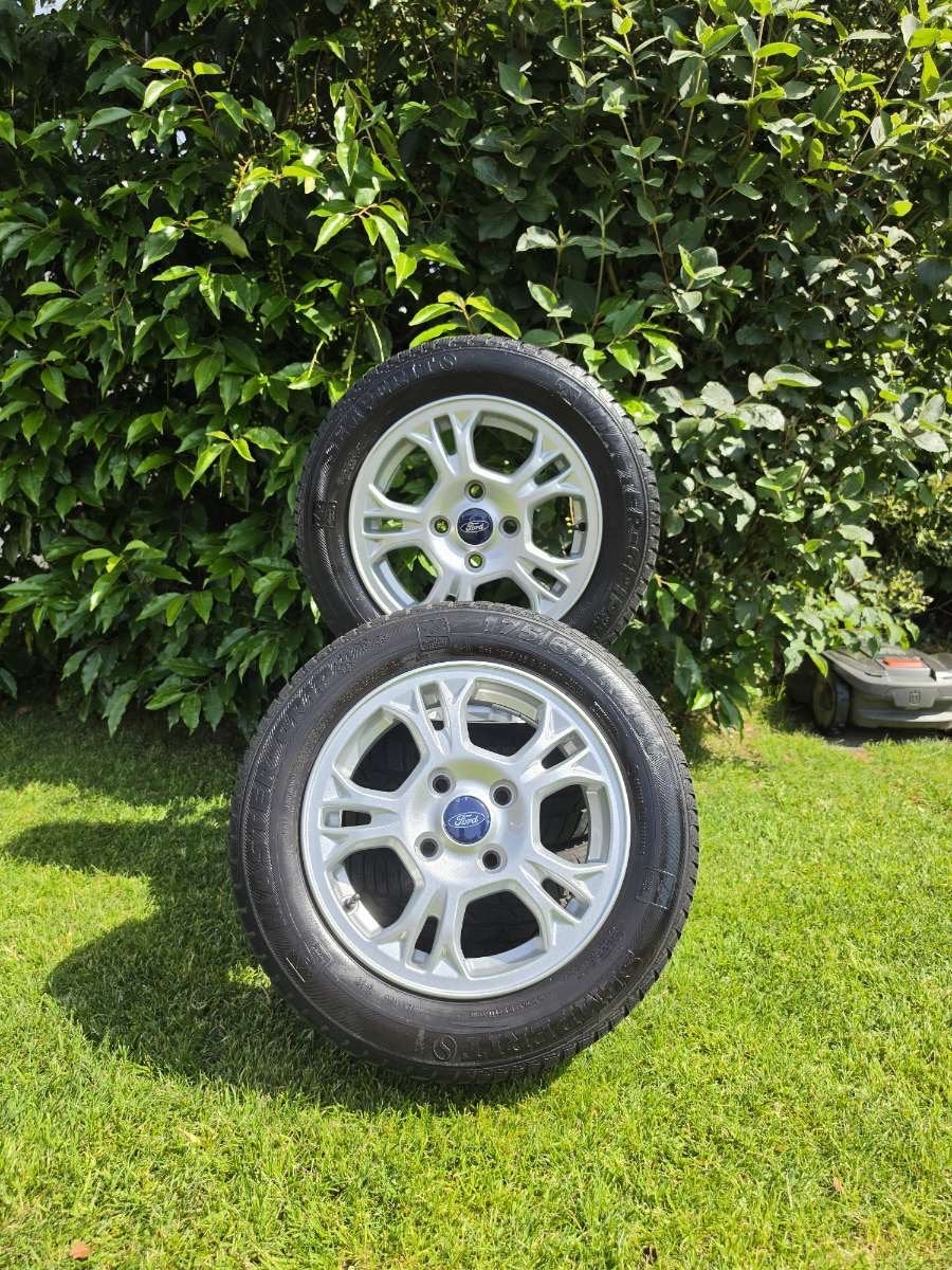 Ford velgen met banden 14 inch – 4x108 – 175/65R14 – Fiesta, Ophalen, 14 inch, 175 mm, Banden en Velgen