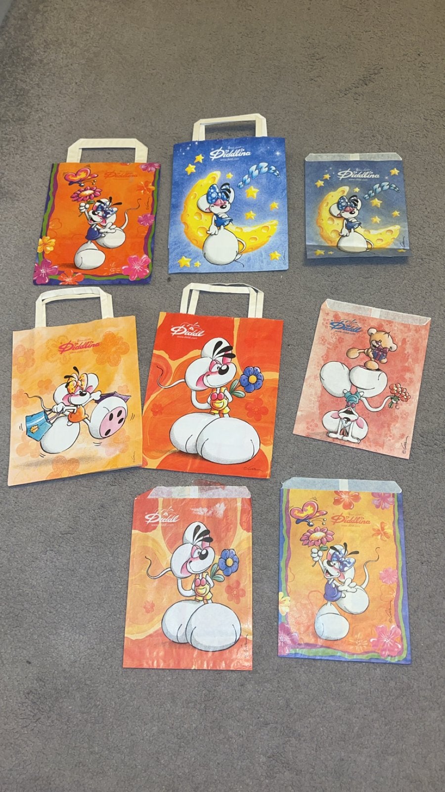 Diddl tasjes - Diverse ontwerpen, Ophalen of Verzenden, Verschillende figuren, Gebruikt, Tas, Koffer of Zak