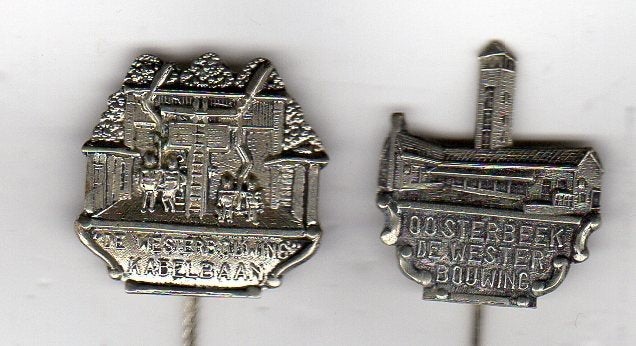 2 speldjes WESTERBOUWING EN KABELBAAN OOSTERBEEK (A9), Ophalen of Verzenden, Zo goed als nieuw, Overige onderwerpen