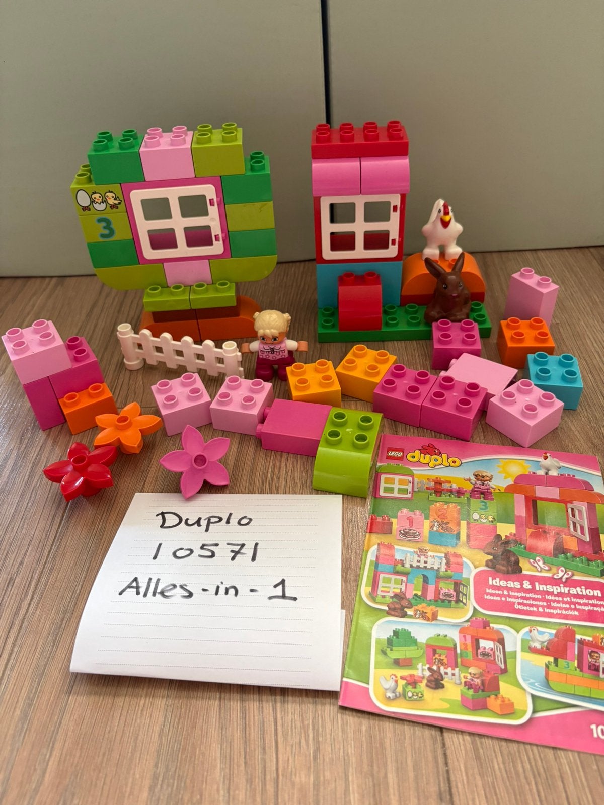 Duplo 10571 alles in een roze set, Kinderen en Baby's, Ophalen, Zo goed als nieuw