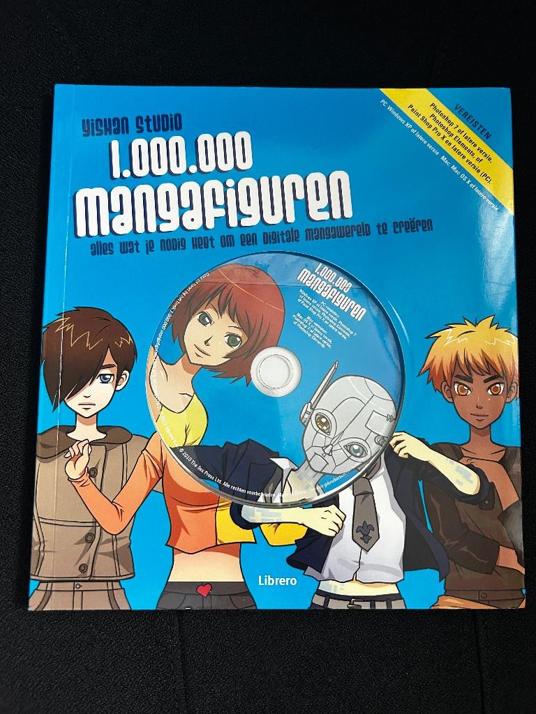 1.000.000  mangafiguren met cd-rom, Eén comic, Ophalen of Verzenden, Zo goed als nieuw, Japan (Manga)