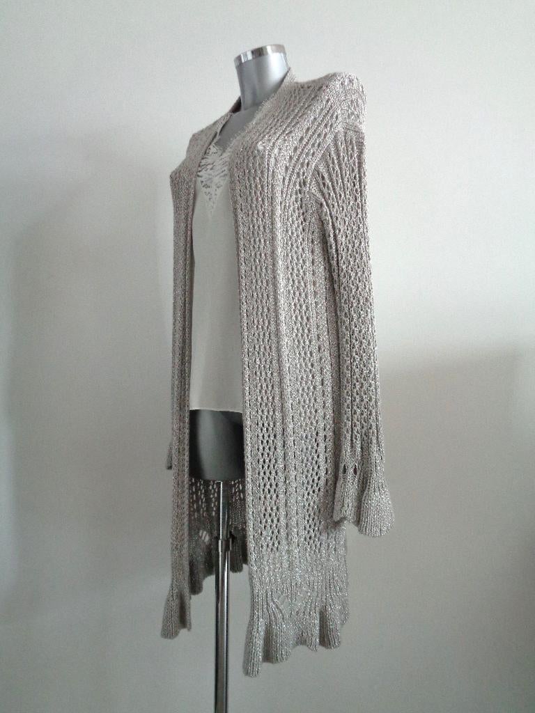 TWINSET by Simona Barbieri gouden maxi vest small, Kleding | Dames, Truien en Vesten, Twinset, Overige kleuren, Ophalen of Verzenden