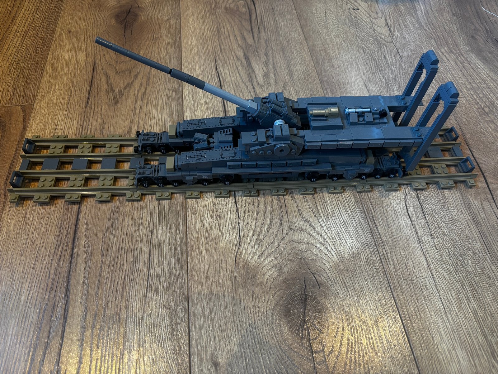 German Railway gun “DORA” 80cm 628stukjes, Ophalen, Zo goed als nieuw, Duplo