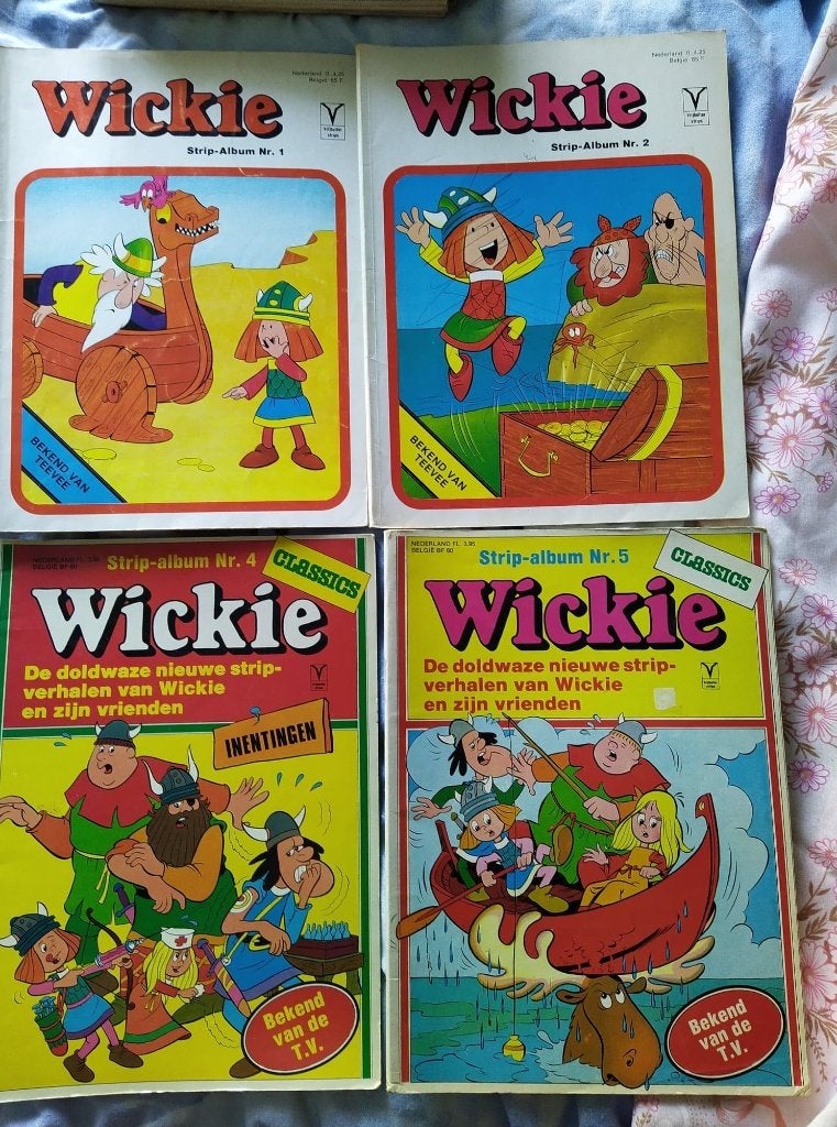 wickie stripalbums, Boeken, Stripboeken, Meerdere stripboeken, Ophalen, Gelezen