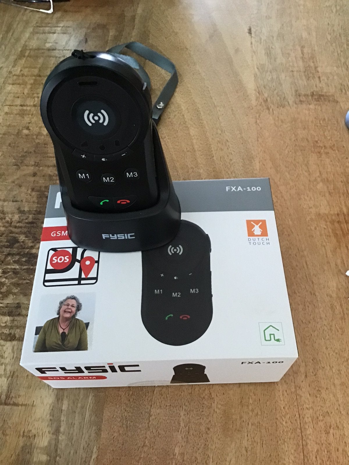 Alarmknop voor ouderen, senioren Fysic SOS alarm FXA 100, Ophalen of Verzenden, Zo goed als nieuw, 1 handset