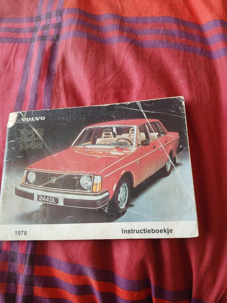 Instructie boekje Volvo 242/244/245 1978, Ophalen of Verzenden
