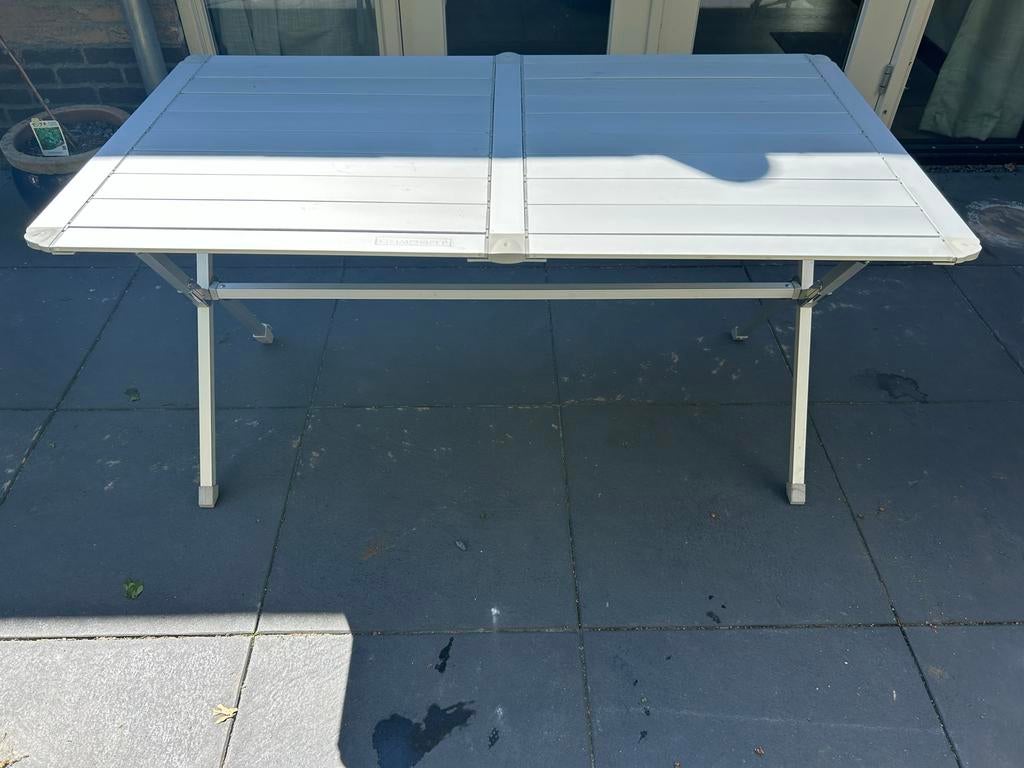Lichtgewicht aluminium campingtafel - Opvouwbaar en draagbaa, Caravans en Kamperen, Ophalen, Zo goed als nieuw, Campingtafel