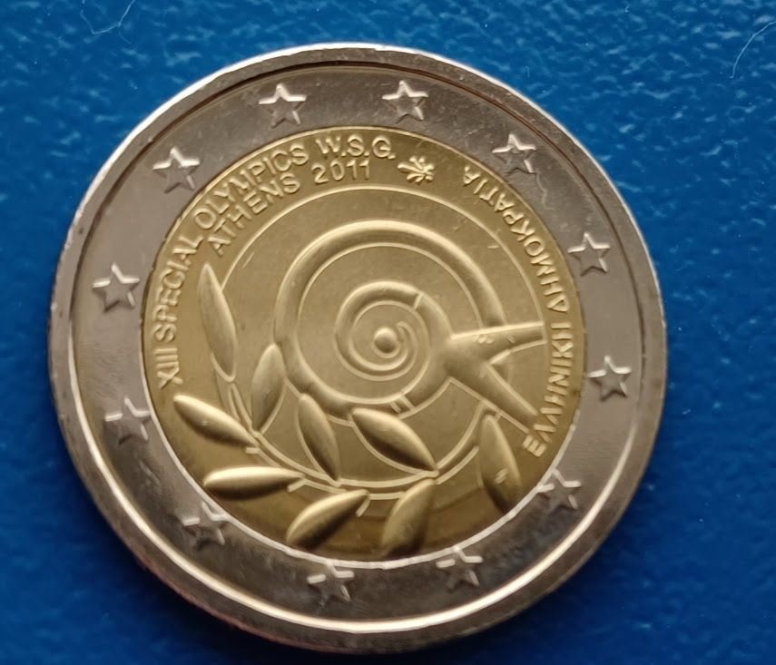 Griekenland 2 Euro "Special Olympics" - 2011, Postzegels en Munten, Munten | Europa | Euromunten, Verzenden, Griekenland, 2 euro
