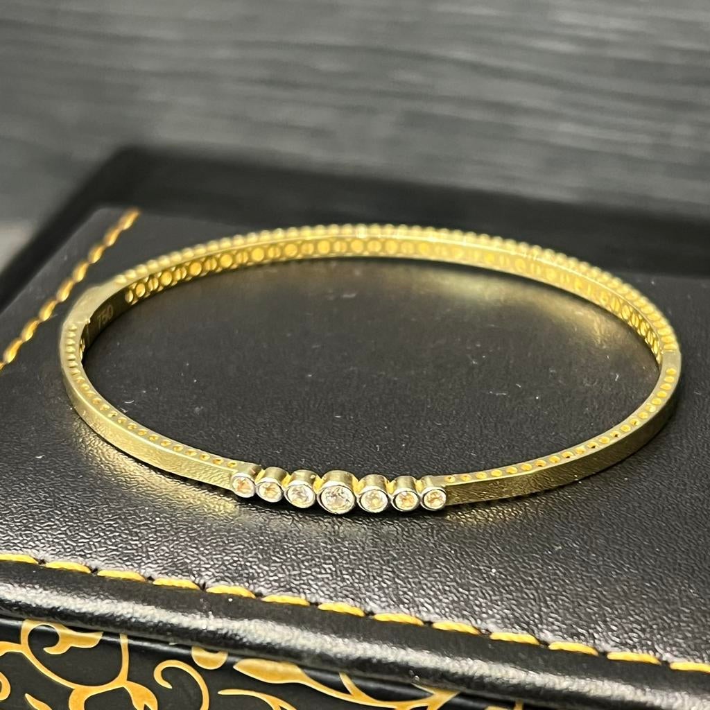 18 karaat gouden armband prachtig model, Ophalen of Verzenden, Nieuw, Goud