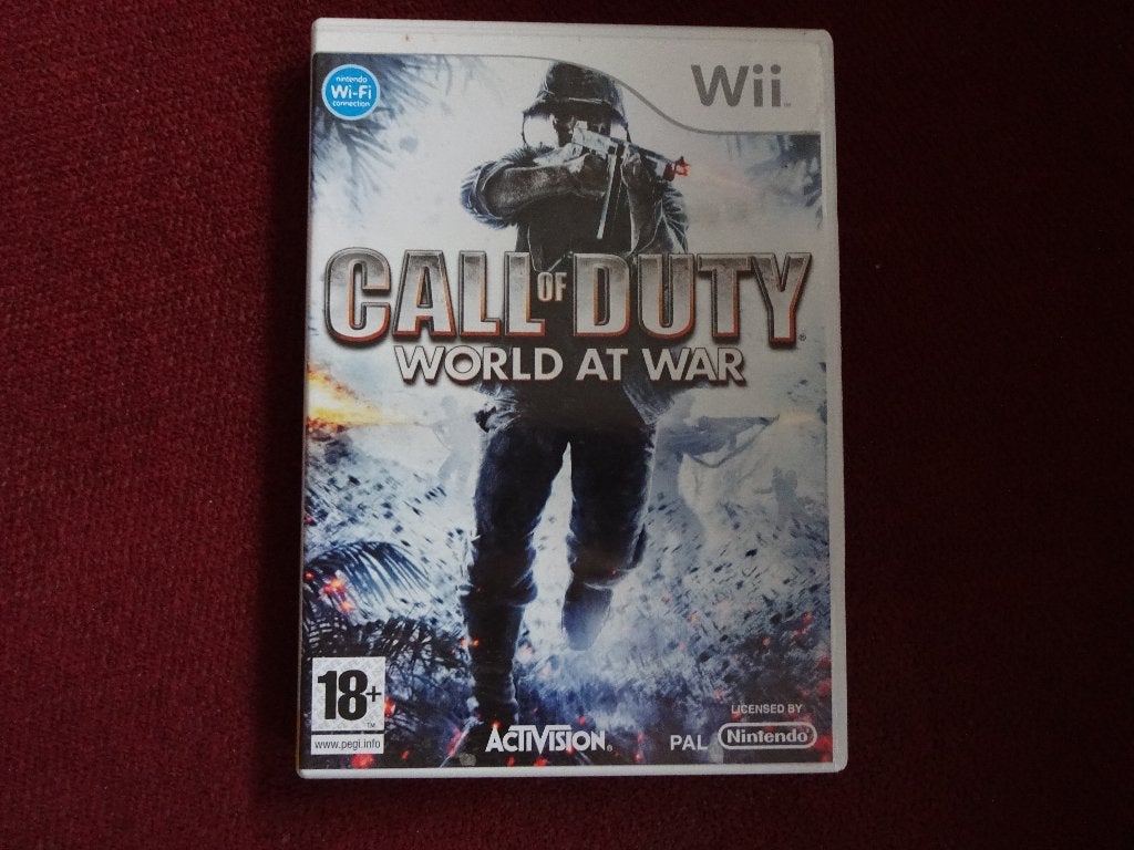 Wii Call Of Duty World At War , Nintendo Wii Game, Gebruikt, Vanaf 18 jaar, Shooter, Ophalen of Verzenden