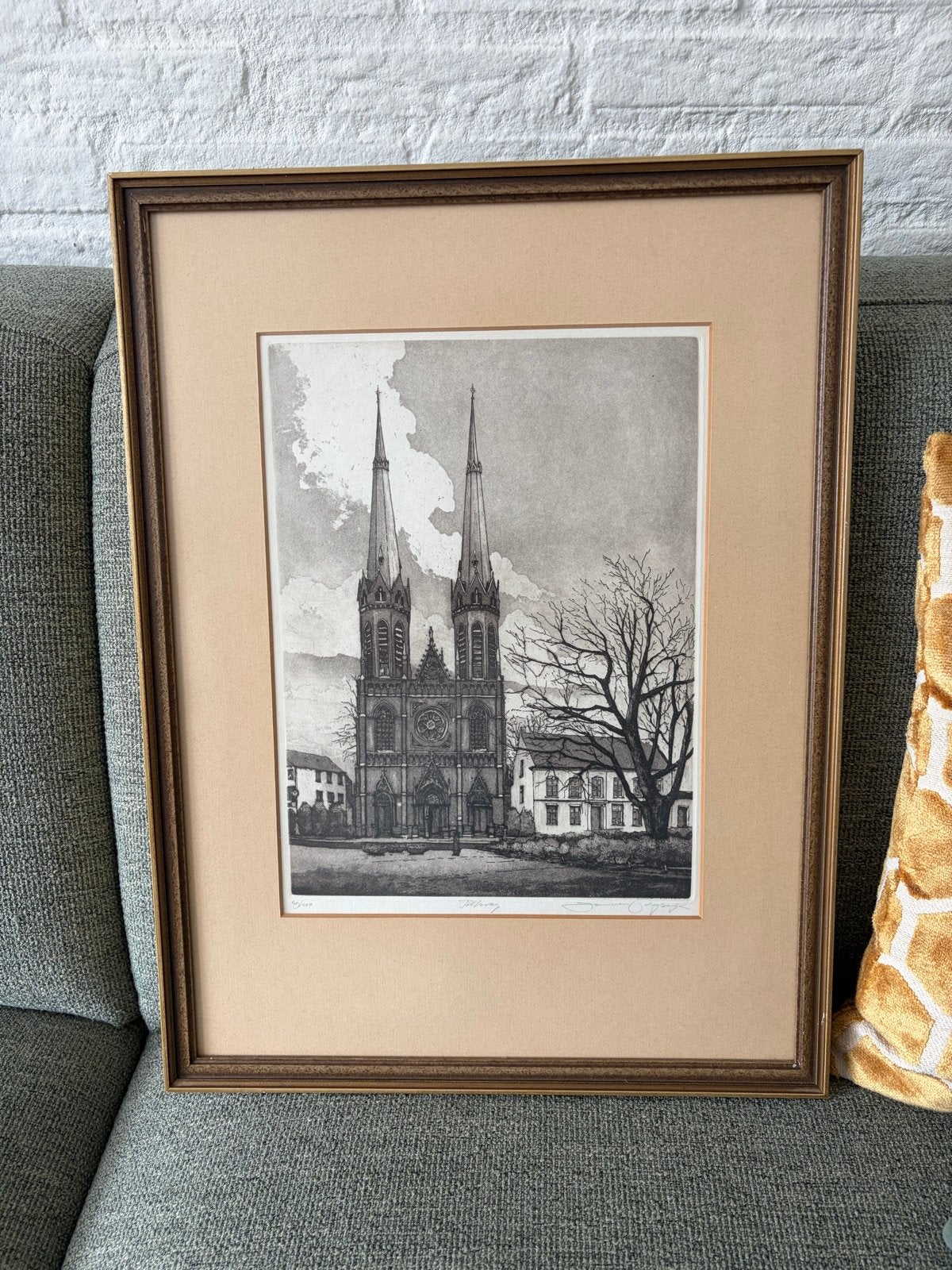Heuvels Kerk Tilburg - Jan van Rijswijk, Ophalen, Architectuur, 54 cm, 40 cm