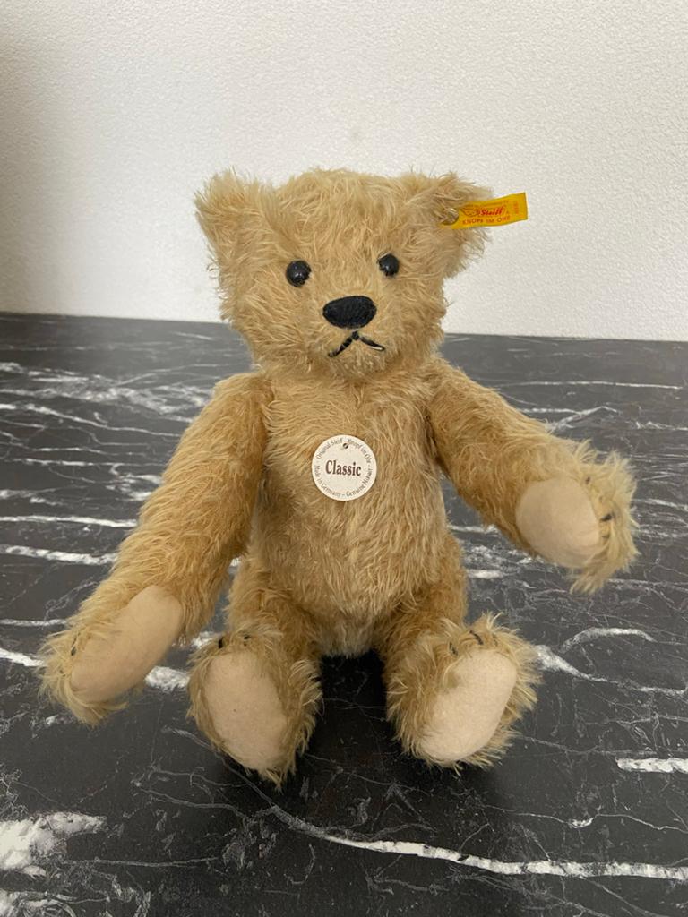 Steiff Classic Teddybeer - 32 cm met knop in oor, Antiek en Kunst, Antiek | Speelgoed, Ophalen of Verzenden
